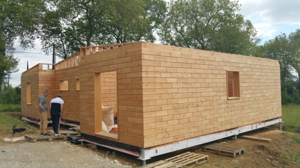 Avec ce kit DIY, on peut construire sa maison passive... avec des briques en bois
