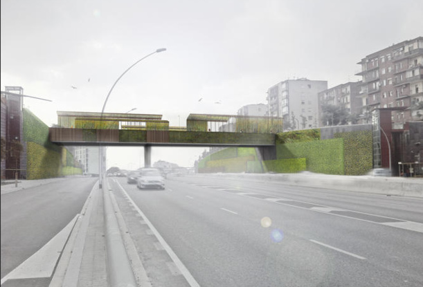 À Barcelone, la mairie veut transformer un pont vétuste en havre de nature