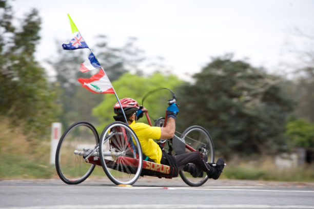 De Pékin à Caen, ce sportif paraplégique veut avaler 12 000 km en handbike