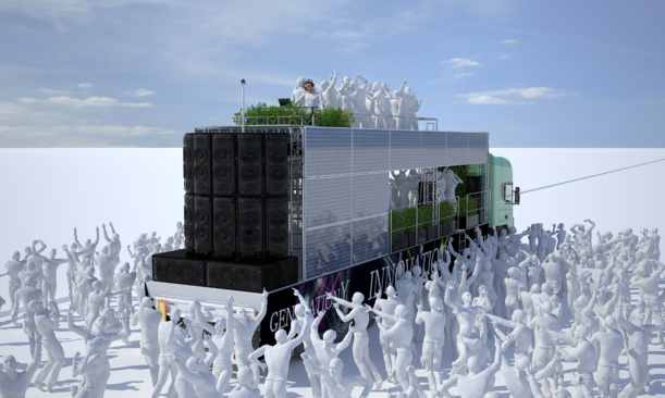 TransPorteur : l'écologie s'invite sur un char de la Technoparade