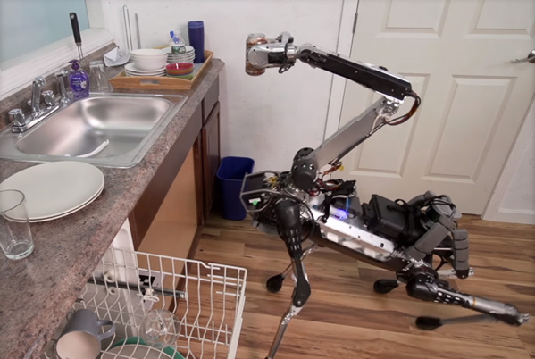 VIDÉO. Bluffant, ce robot de Boston Dynamic's assure toutes les tâches domestiques