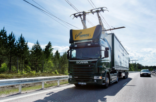 La Suède veut faire rouler ses camions grâce à des lignes électriques aériennes